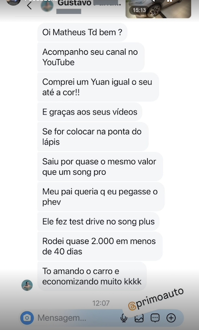 Mensagem de inscrito 29