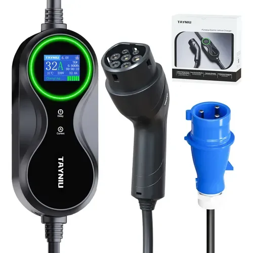 Carregador Para Carro Elétrico Portátil Tayniu 7kw